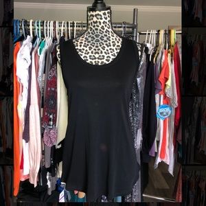 Black charter club tank